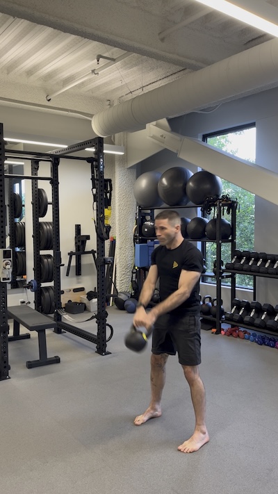 Kettlebell swing drive