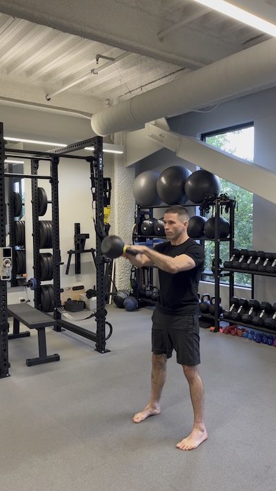 Kettlebell swing float